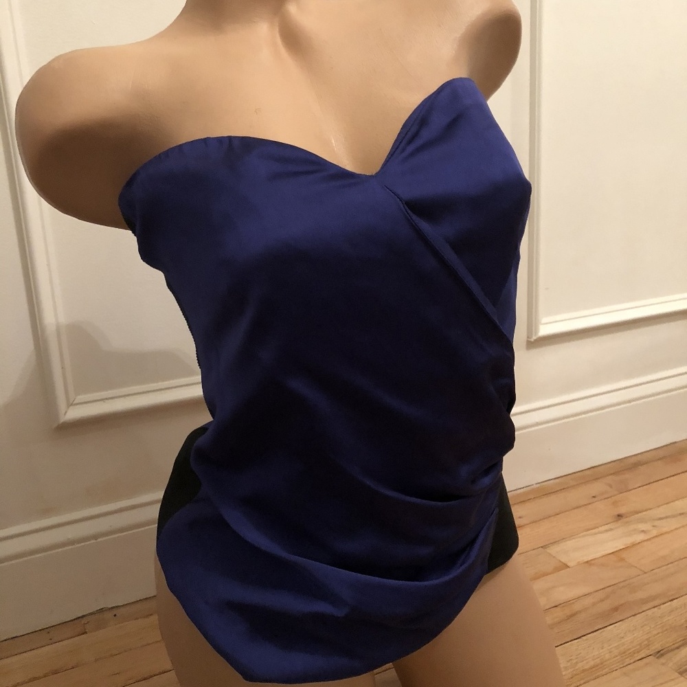 Reisse silk tube top